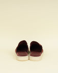 Loro Piana Oxblood Suede Babouche Charms Walk Loafer 39.5