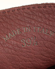 Loro Piana Oxblood Suede Babouche Charms Walk Loafer 39.5