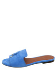 Loro Piana Space Blue Summer Charms Sandal 40