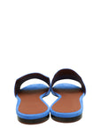 Loro Piana Space Blue Summer Charms Sandal 40