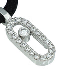 Messika 18K White Gold Diamond Care(s) Pave Necklace
