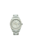 Rolex Stainless Steel Diamond Datejust Dial 41mm Automatic Watch