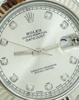 Rolex Stainless Steel Diamond Datejust Dial 41mm Automatic Watch
