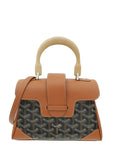 Goyard Bicolor Goyardine Saigon Souple Mini Bag