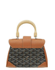 Goyard Bicolor Goyardine Saigon Souple Mini Bag