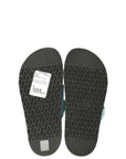 Hermes Blue Mineral Suede Goatskin Chypre Sandal 37