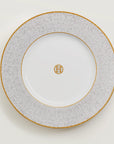 Hermes Porcelaine Mosaique Au 24 Gold Presentation Plate (Set of 2)