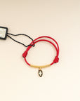 Bvlgari Ruby Red Serpenti Forever Cord Bracelet