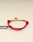 Bvlgari Ruby Red Serpenti Forever Cord Bracelet