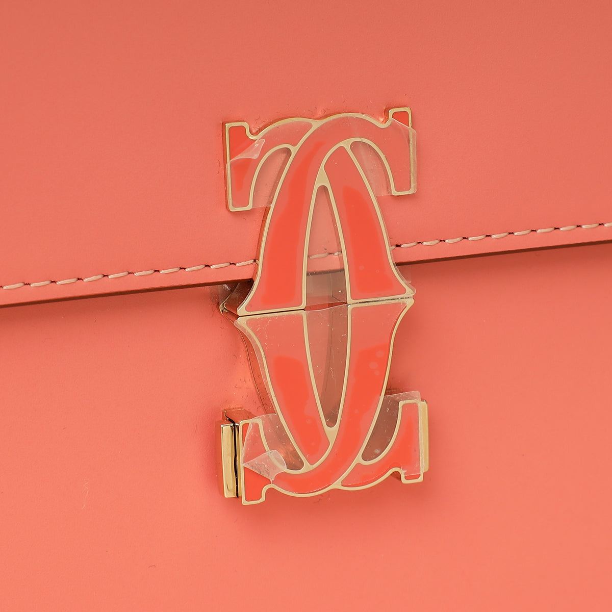 Cartier Light Coral C De Cartier Mini Shoulder Bag