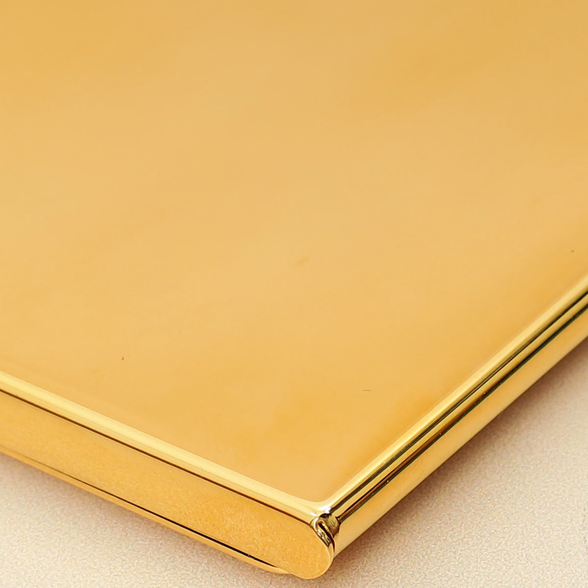 Cartier Diabolo De Lacquered Golden-Finish Metal Card Holder