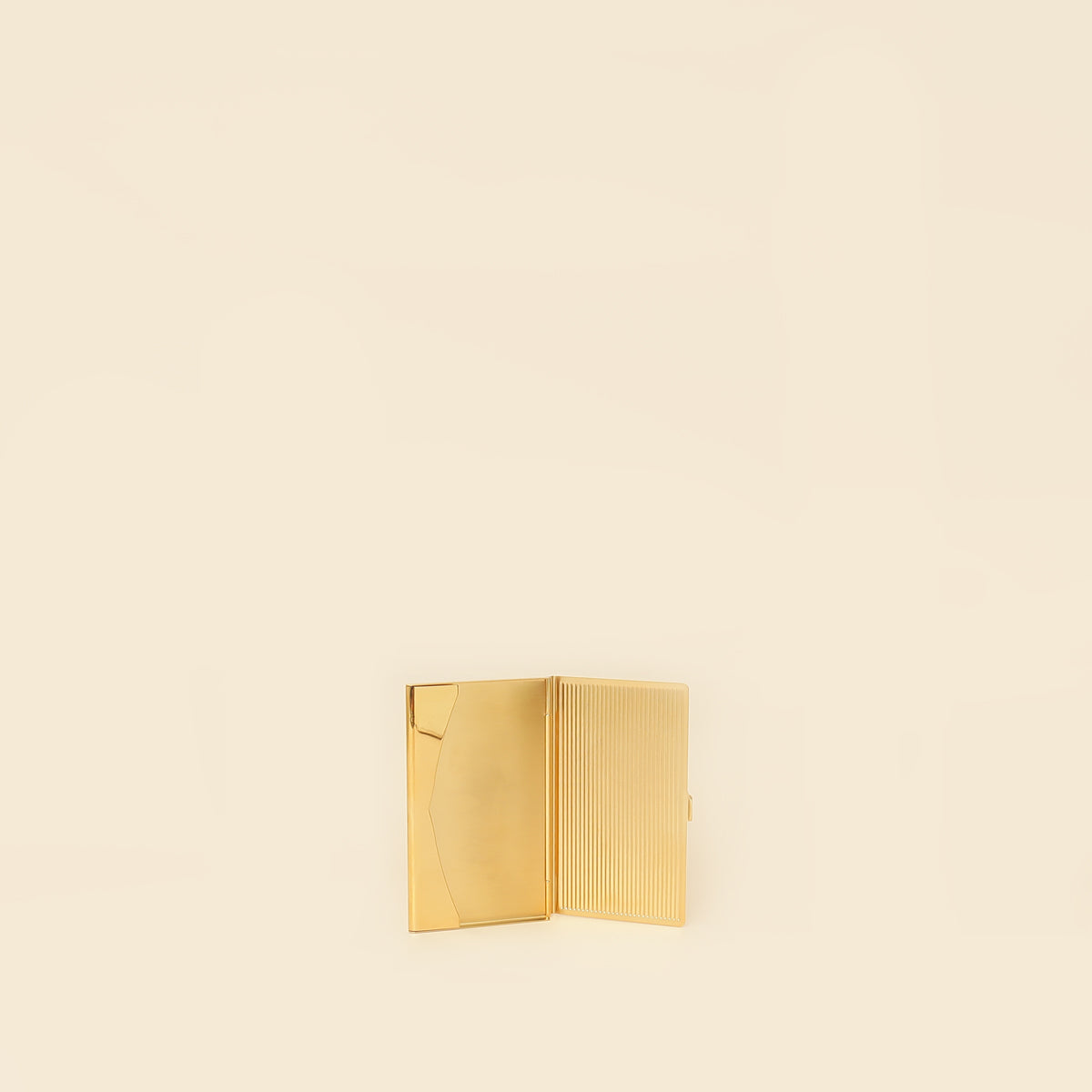 Cartier Diabolo De Lacquered Golden-Finish Metal Card Holder