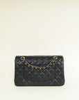 Chanel Black CC Classic 11.12 Double Flap Medium Bag