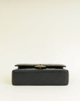 Chanel Black CC Classic 11.12 Double Flap Medium Bag