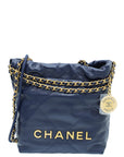 Chanel Blue Shiny 22 Mini Bag