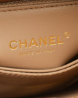 Chanel Dark Beige Coco Small Handle Bag