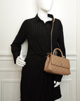 Chanel Dark Beige Coco Small Handle Bag