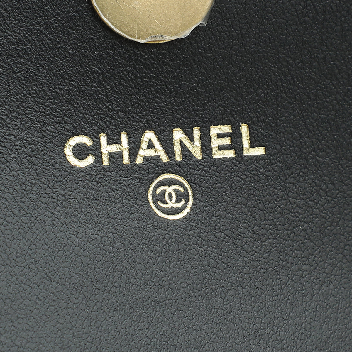 Chanel Black CC 19 Quilted Chain Wristlet Clutch