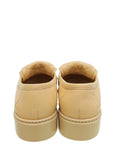 Chanel Beige CC Pocket Quilted Moccasin Loafer 38