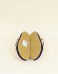 Chanel Bicolor CC Suede Velcro Flat Sandals 38