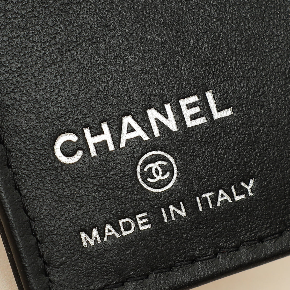 Chanel Black Quilted CC Card Holder