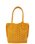 Goyard Yellow Goyardine Mini Anjou Reversible Bag