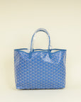 Goyard Blue Goyardine Saint Louis PM Bag