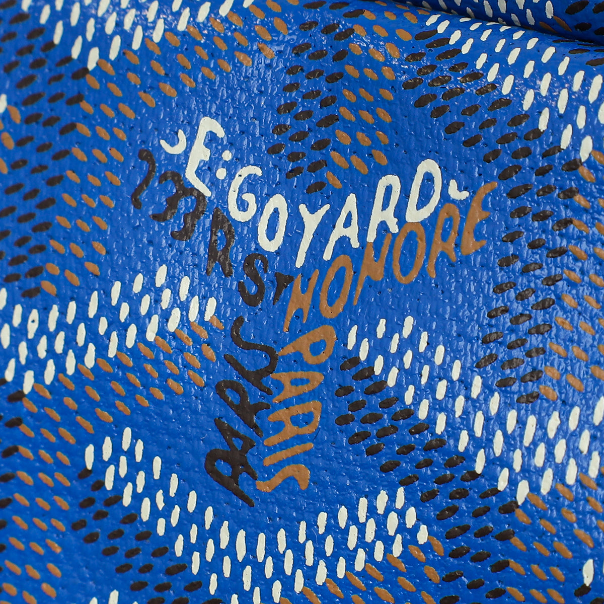 Goyard Blue Goyardine Saint Louis PM Bag