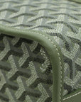 Goyard Kaki Limited Editions Goyardine Jacquard Villette PM Tote Bag