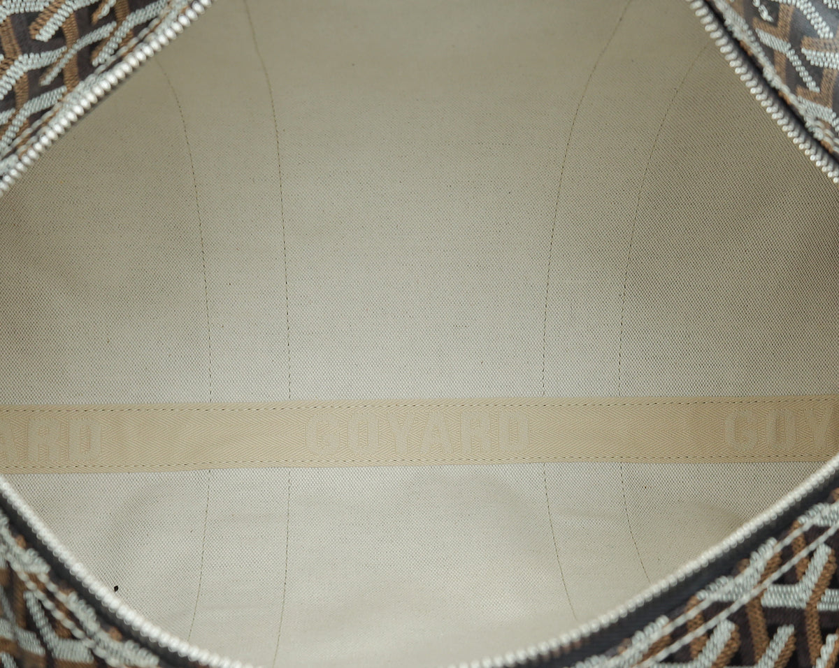 Goyard Bicolor Barrel 40 Sports Bag