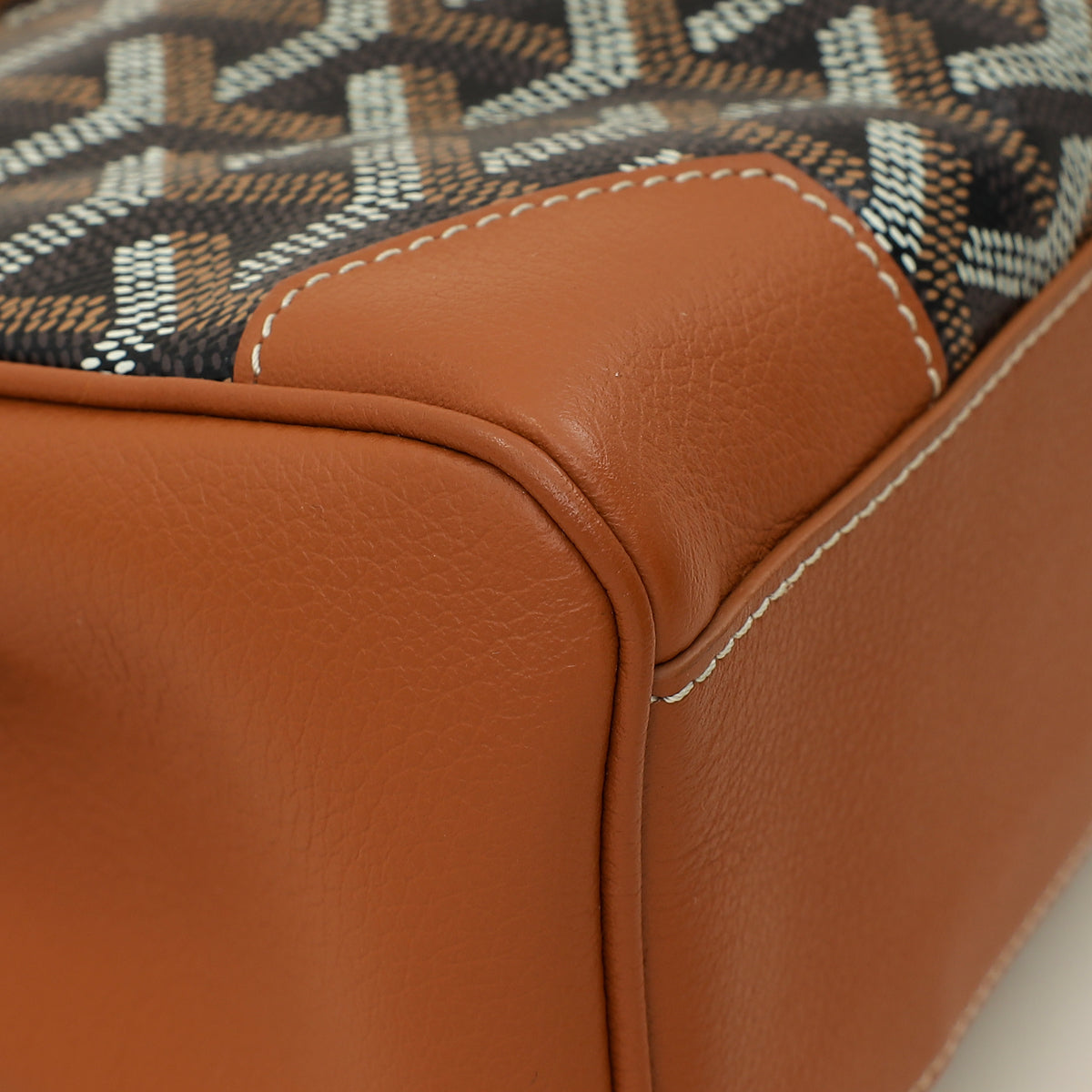 Goyard Bicolor Goyardine Saigon Mini Souple Bag