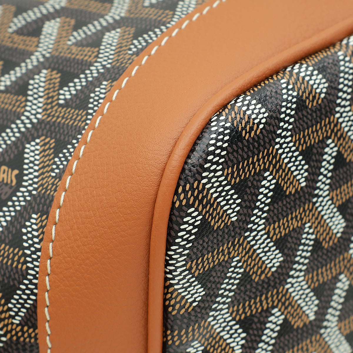 Goyard Bicolor Goyardine Petit Flot PM Bucket Bag