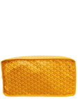 Goyard Yellow Goyardine Anjou GM Reversible Bag