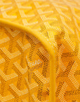 Goyard Yellow Goyardine Anjou GM Reversible Bag