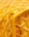 Goyard Yellow Goyardine Anjou GM Reversible Bag