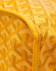 Goyard Yellow Goyardine Anjou GM Reversible Bag