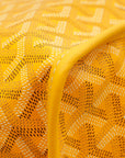 Goyard Yellow Goyardine Anjou GM Reversible Bag