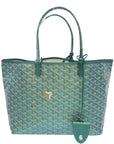 Goyard Pearly Green Limited Edition 2024 Pearly Goyardine Saint Louis PM Bag