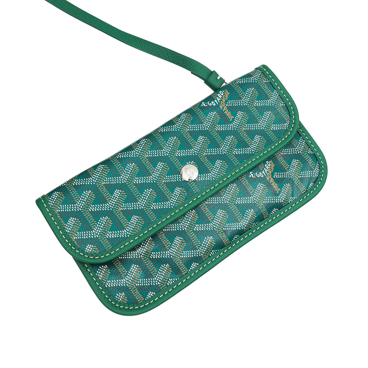 Goyard Green Goyardine Saint Louis GM Bag