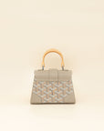 Goyard Light Gray Structure Nano Saigon Bag