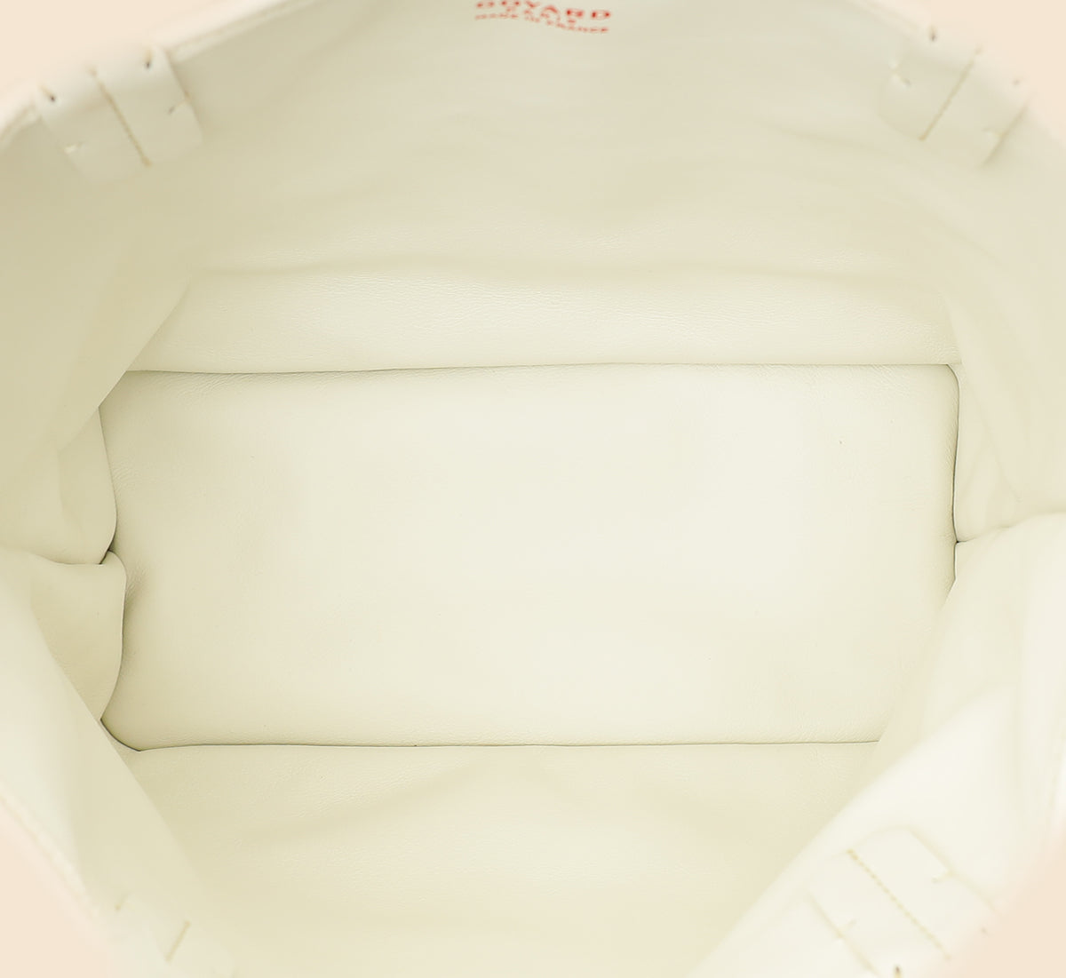 Goyard White Goyardine Mini Anjou Reversible Bag