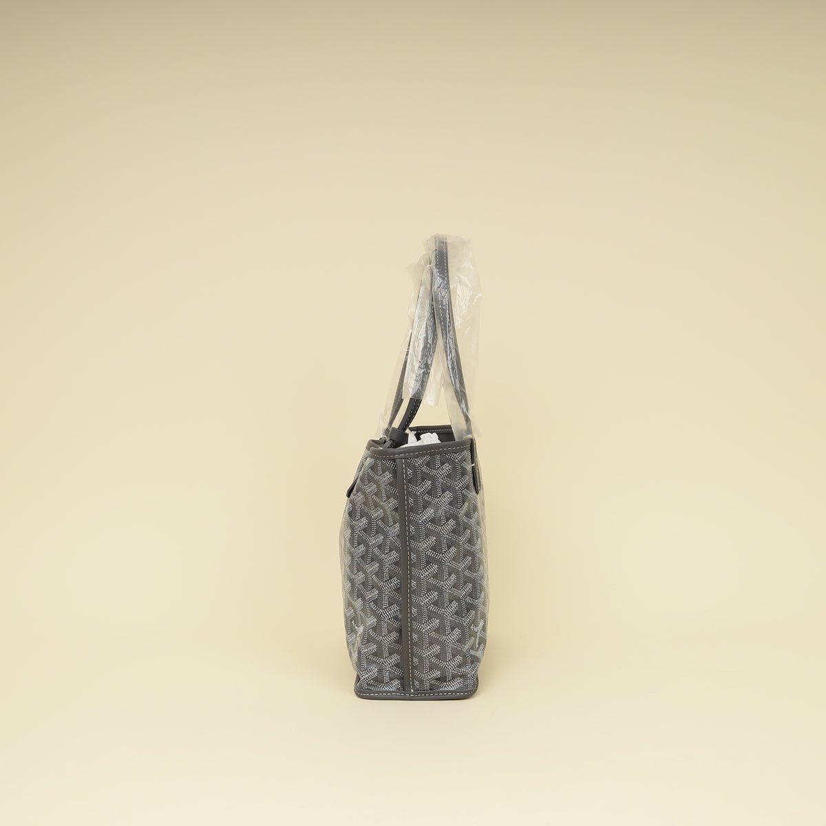 Goyard Gray Goyardine Reversible Anjou Mini Bag
