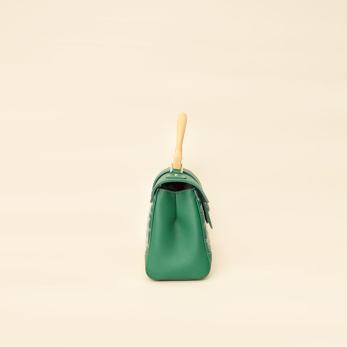 Goyard Green Goyardine Saigon Souple Mini Bag