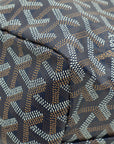 Goyard Navy Blue Goyardine Saint Louis PM Bag