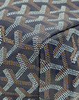 Goyard Navy Blue Goyardine Saint Louis PM Bag
