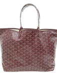 Goyard Burgundy Goyardine Saint Louis PM Bag