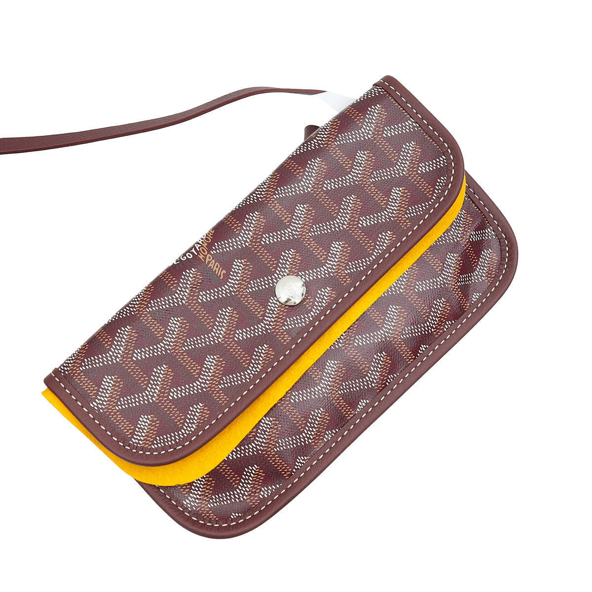 Goyard Burgundy Goyardine Saint Louis PM Bag