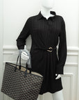 Goyard Black Goyardine Saint Louis PM Bag