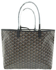 Goyard Black Goyardine Saint Louis PM Bag