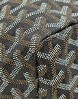 Goyard Black Goyardine Saint Louis PM Bag